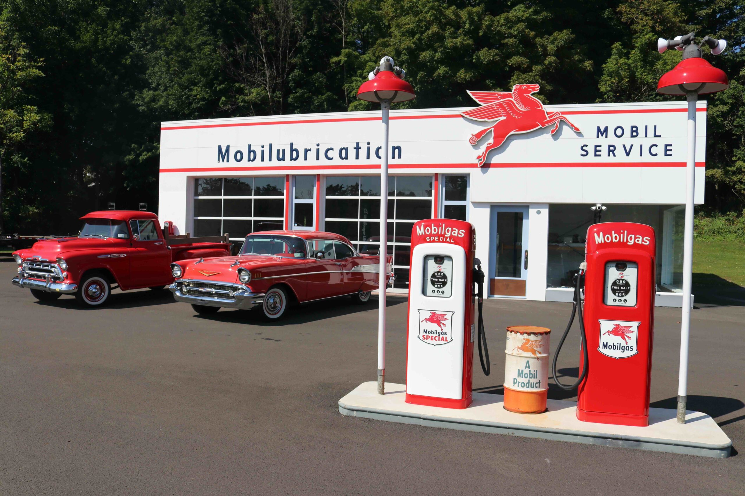 Retro Mobil Gas Station From 1957 Getting Recreated In Millerton, NY